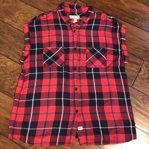 Women’s plaid blouse